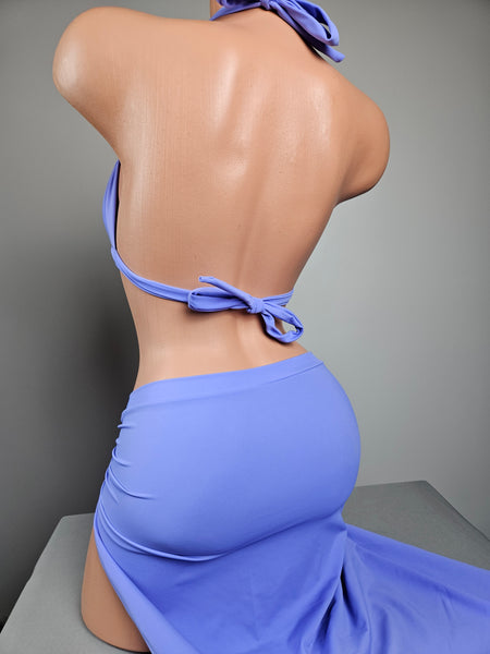 Push Up Top & Long Skirt Set
