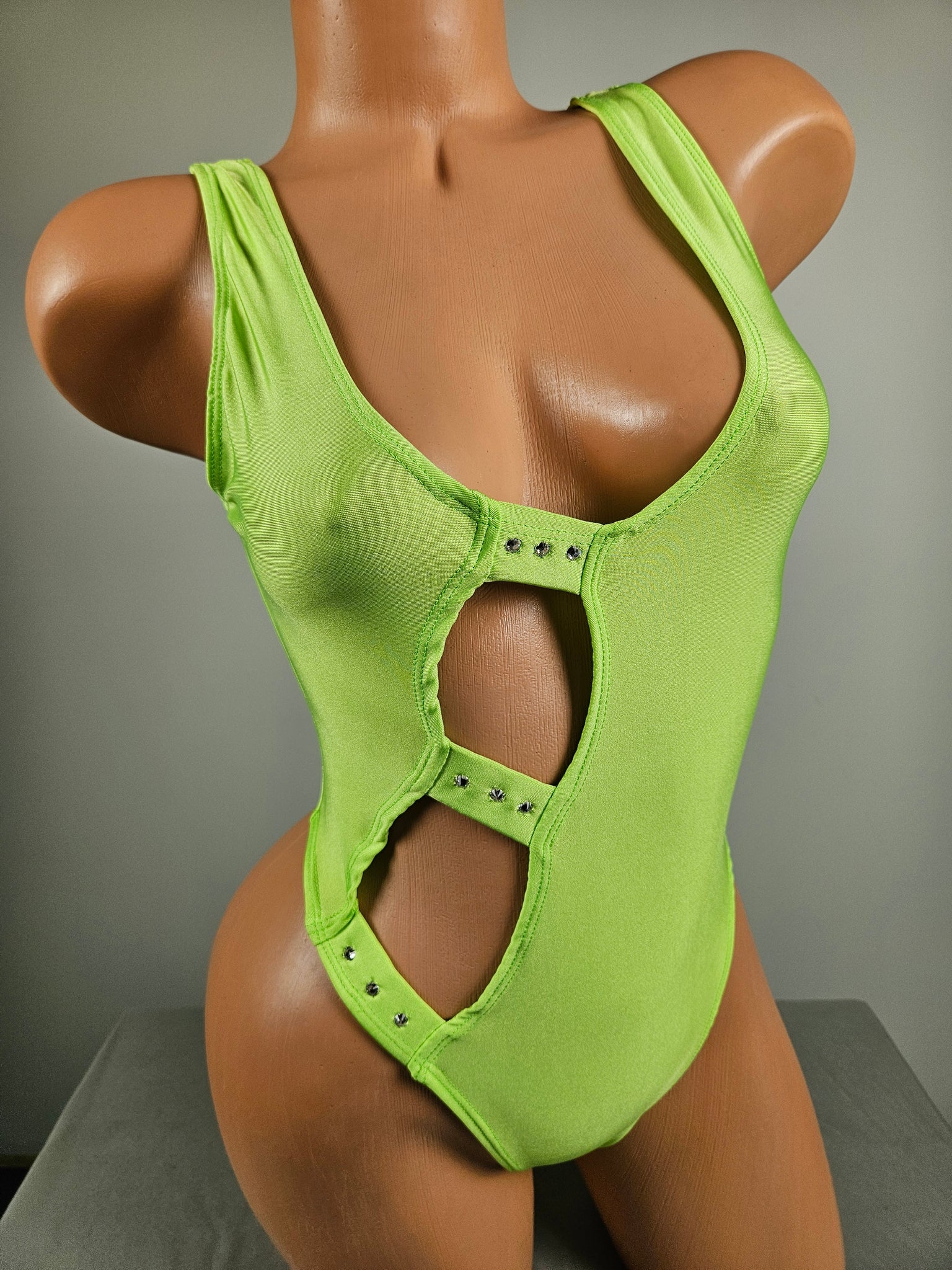 Neon Green Monokini