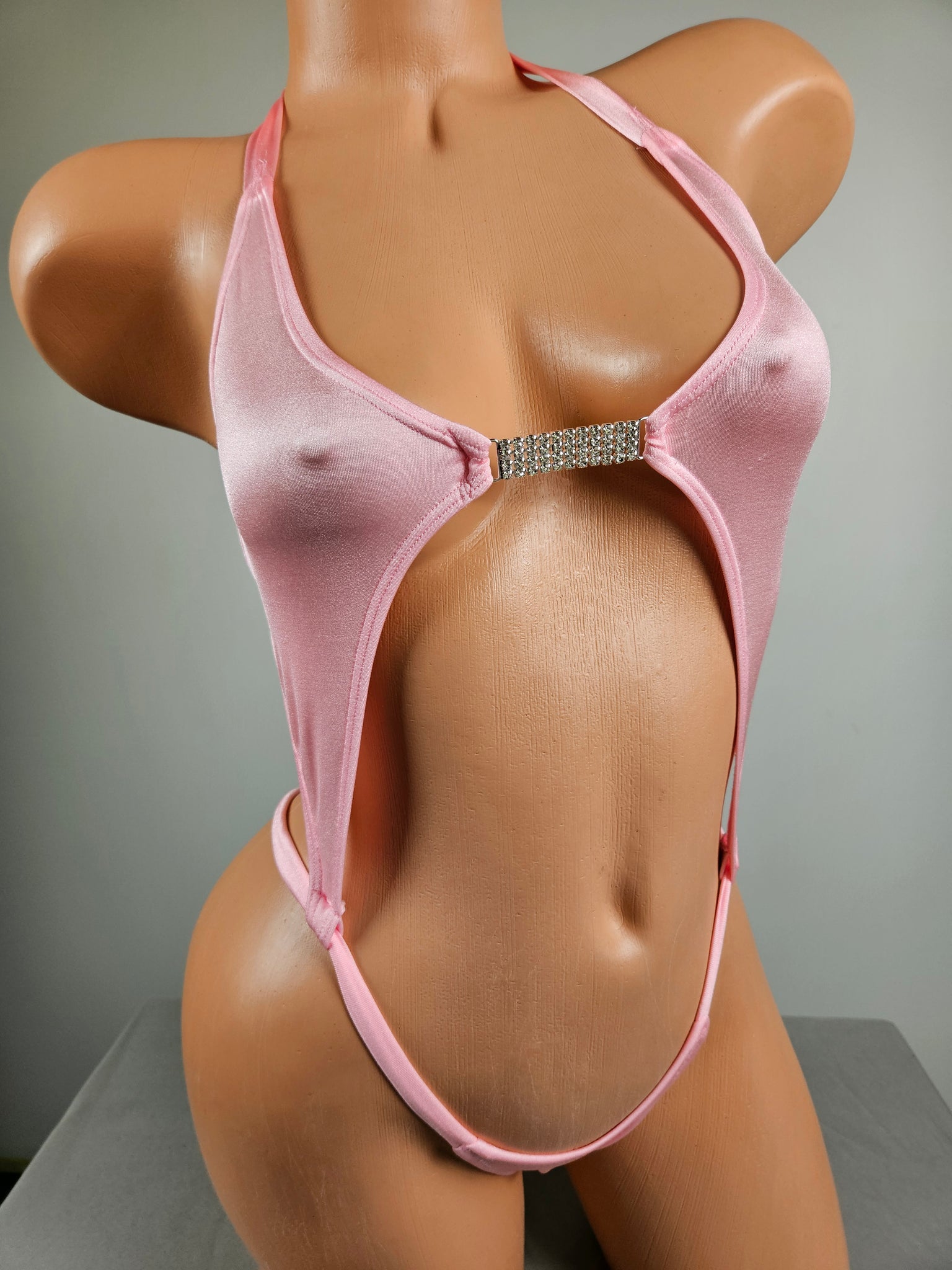Baby Pink Slingshot Monokini