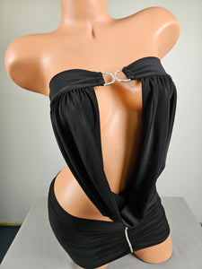 Drape Cowl Mini Dress