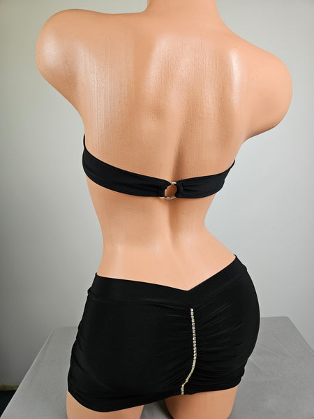 Drape Cowl Mini Dress