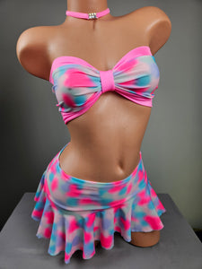 Tie Dye Skirt Set