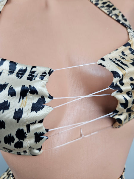 Animal Print Skirt Set