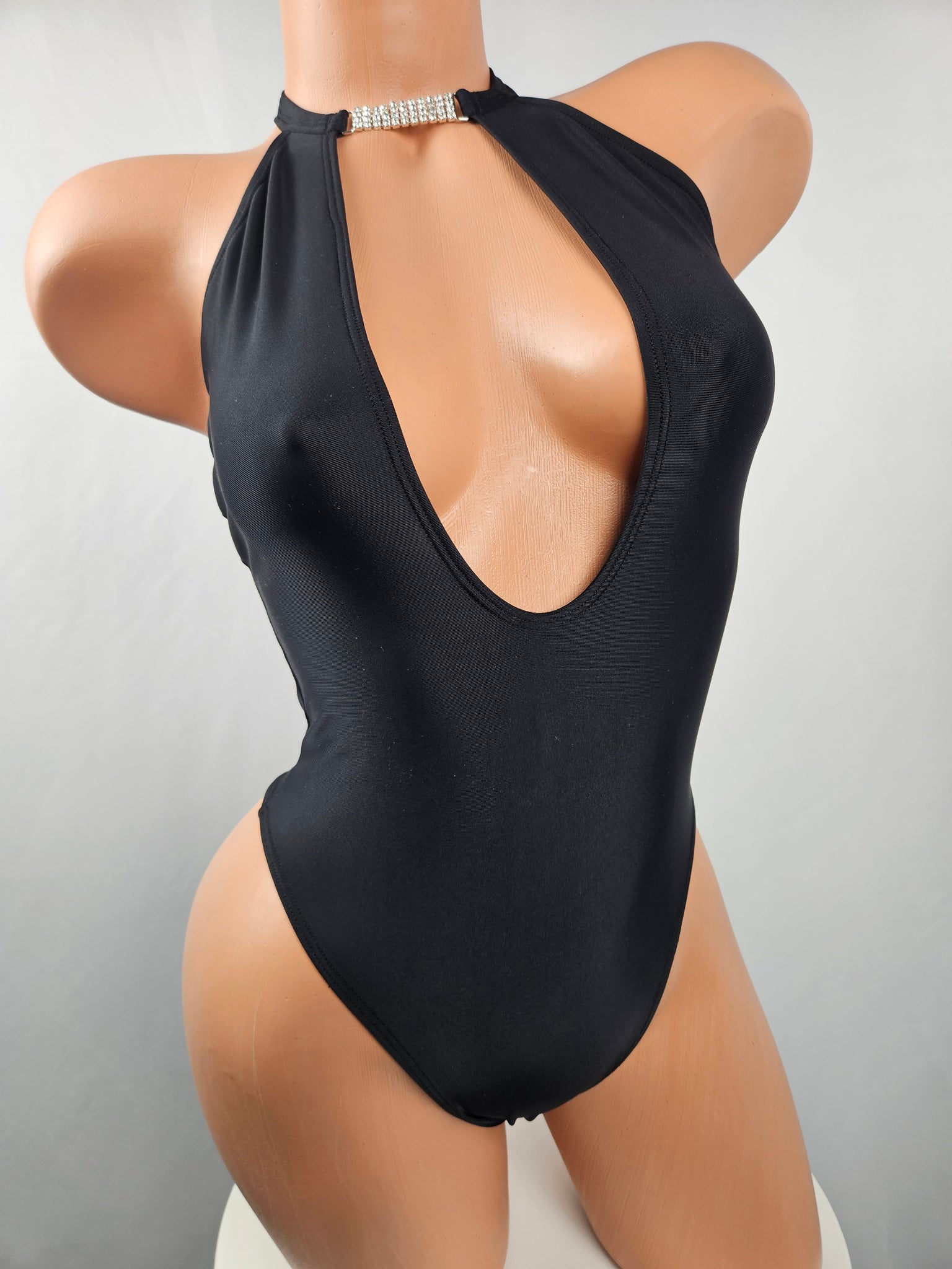 Black Keyhole Romper