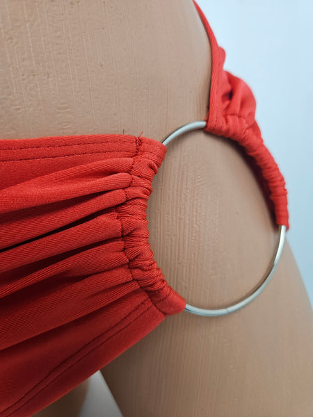 Red Cut Out Mini Dress