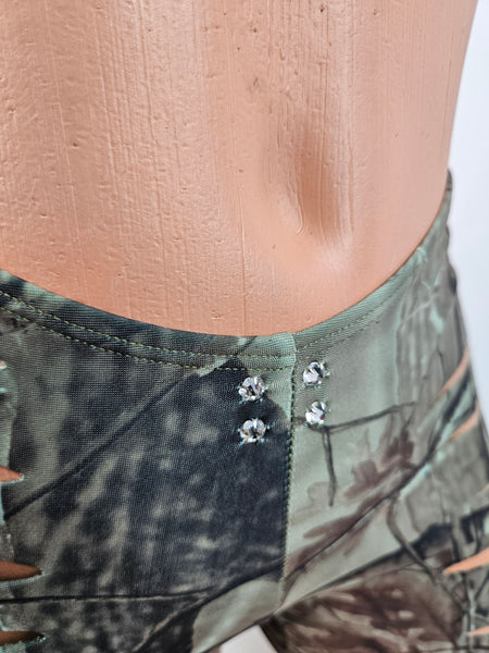 Hunter Camo Slash Short Set