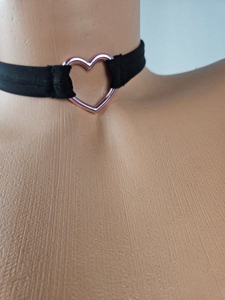 Black Strapless Cut Out Mini Dress w/ Matching Choker