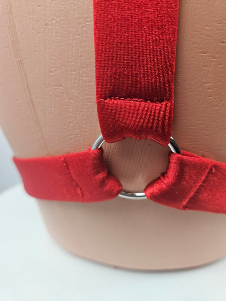 Red Garter Belt Set