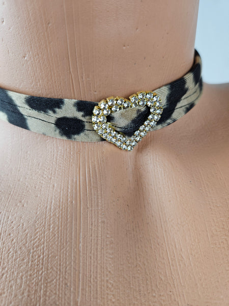 Bandeau Thong Bikini w/ Matching Choker