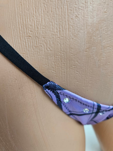 Plaid Tie Side Bikini