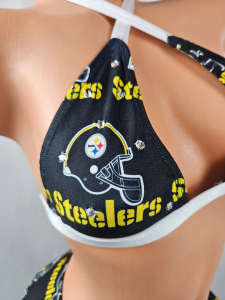 Steelers Ruffle Skirt Set