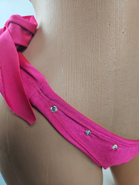 Pink Tie Side Bikini