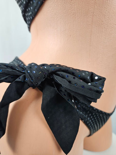 Wrap Top & Tie Side Thong Bikini