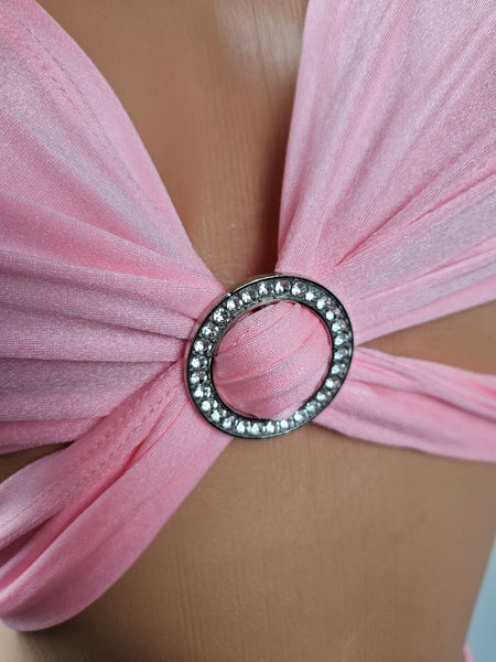 Halter Wrap Top & Thong Bikini