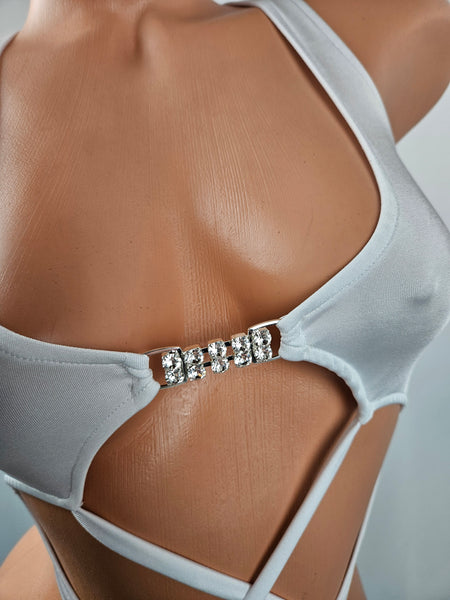 White X Back Monokini