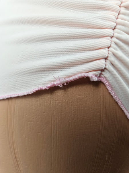 Pale Pink Cut Out Slash Gown