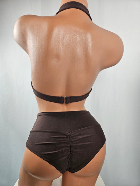 High Waist Scrunch Butt Short Set