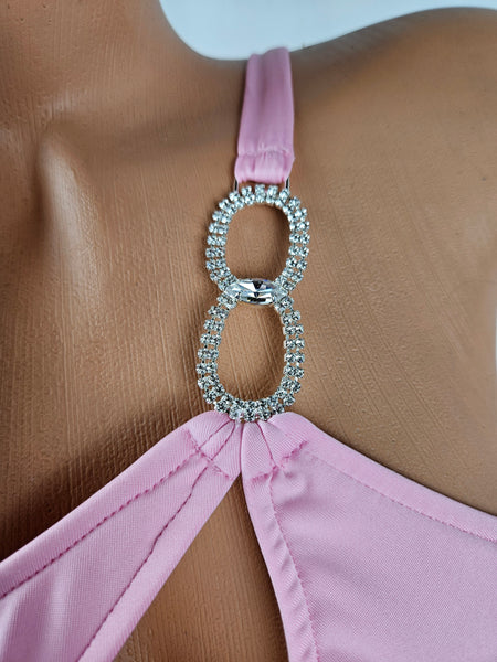 Baby Pink Cut Out Gown (Small)