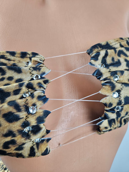 Animal Print Skirt Set