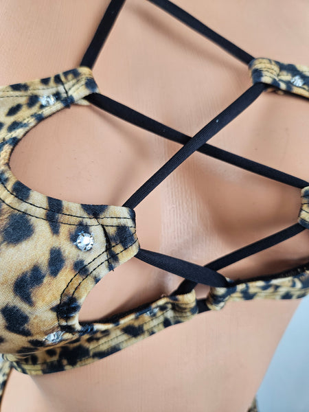 Animal Print Ring Skirt Set