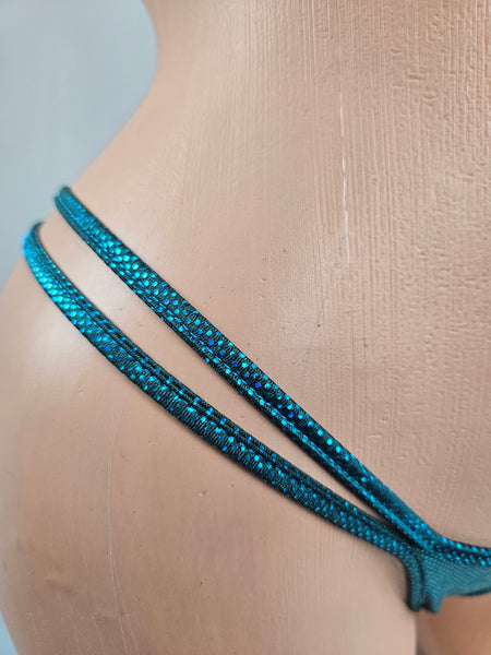 Micro Double Strap Thong Bikini