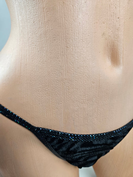 Velvet Swirl Tie Side Bikini