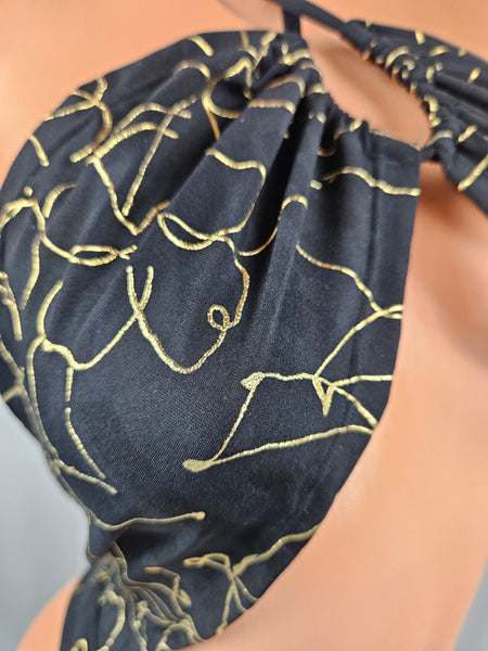 Drawstring Wrap Top Monokini