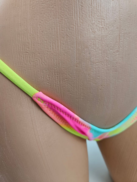 Wrap Top & Tie Side Thong Bikini