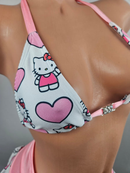 3 Piece Hello Kitty Skirt Set