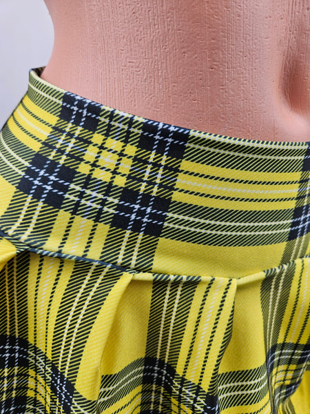 Plaid Skirt Set w/ Matching Choker