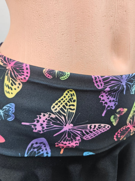 3 Piece Butterfly Skirt Set