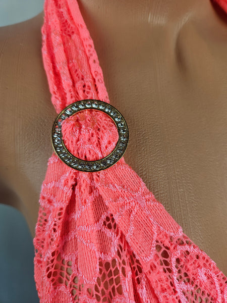 Lace Ring Skirt w/ Matching Thong