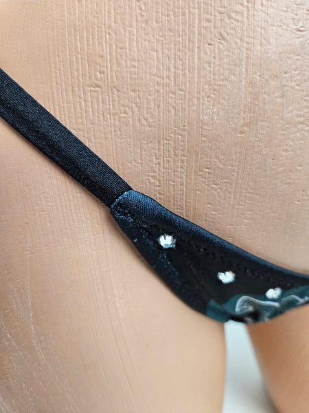 Eagles Tie Side Thong Bikini