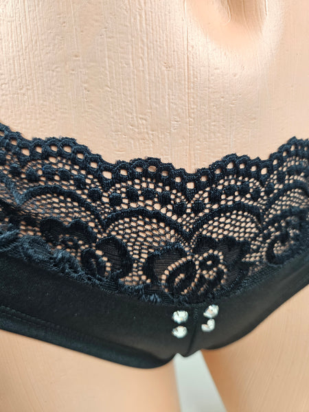 Black Tie Side Scrunch Butt Short Set