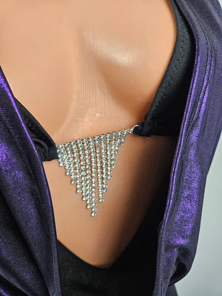Drape Cowl Mini Dress