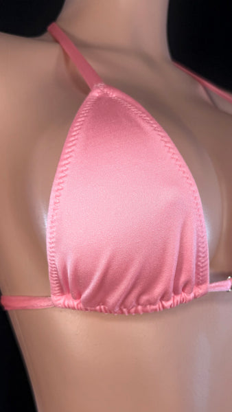 3 Piece Thong Bikini w/ Short Chaps Set