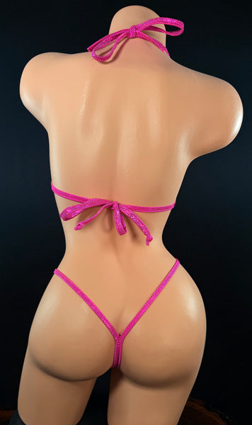 Sparkly Thong Bikini