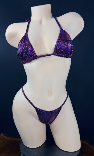 Sparkly Thong Bikini
