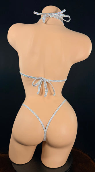 Sparkly Thong Bikini