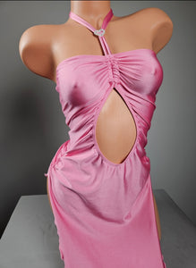 Pink Keyhole Gown