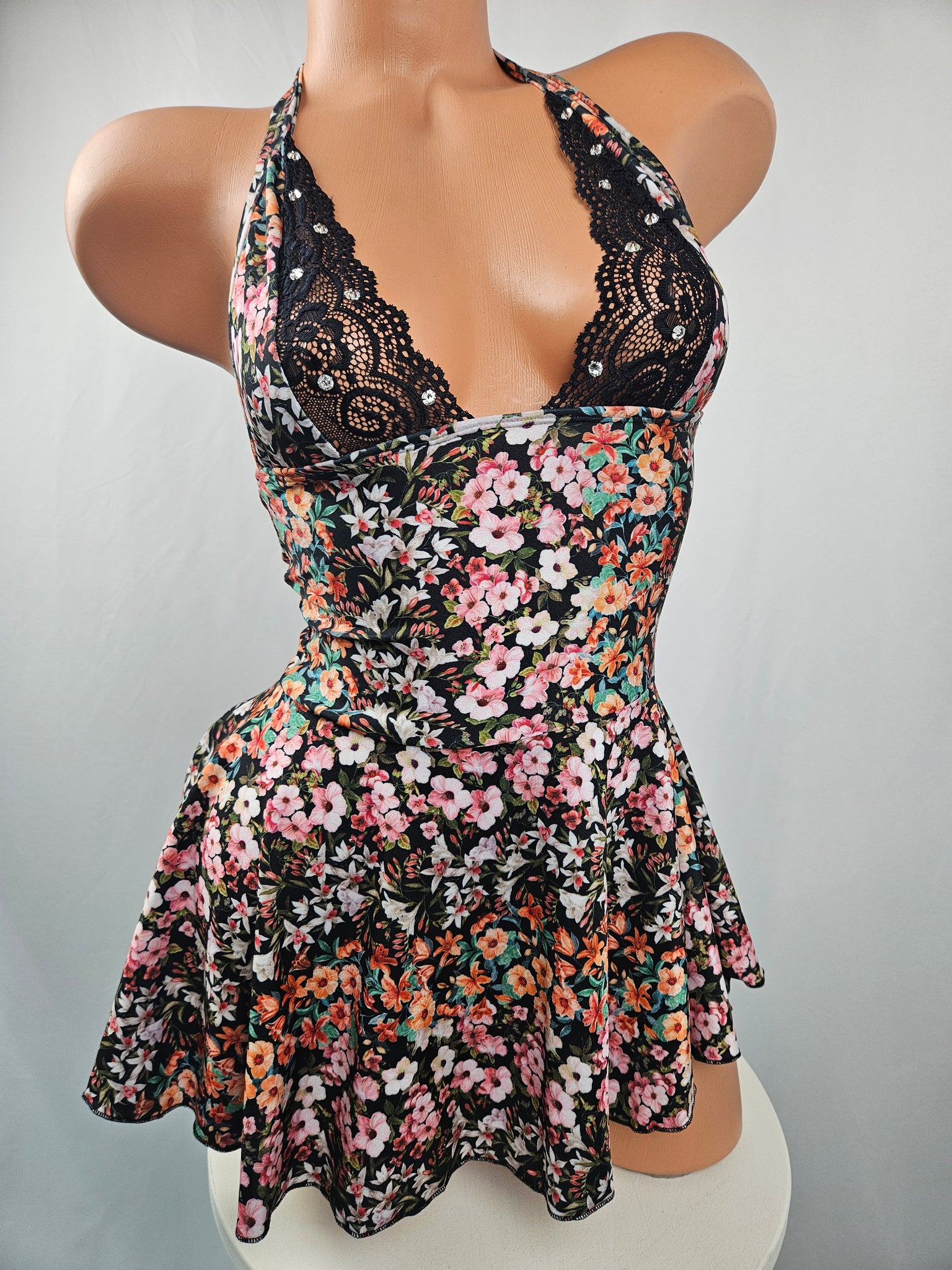 Floral Baby Doll Mini Dress