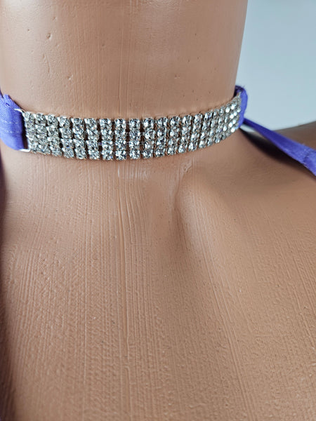 Lavender Romper w/ Matching Choker