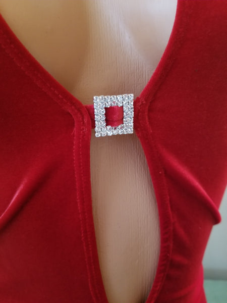 Red Velvet Mini Dress