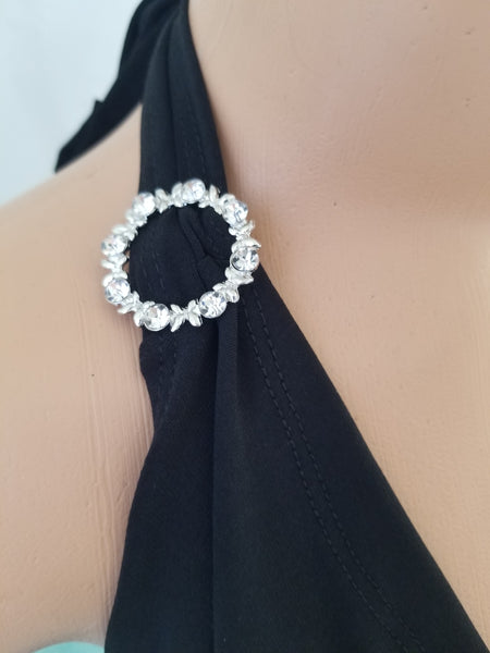 Drape Cowl Mini Dress